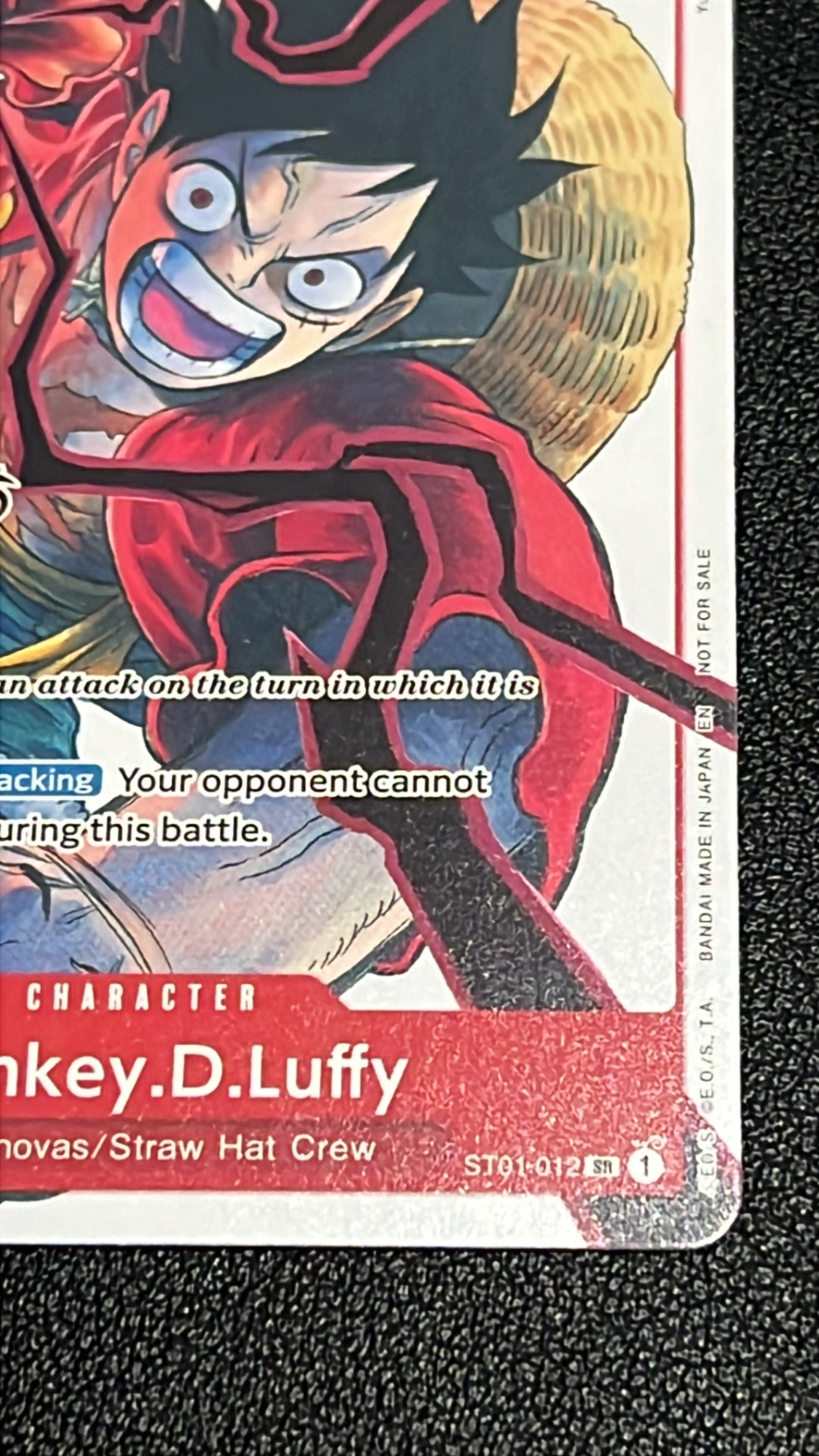 ST01-012 Monkey D. Luffy 3rd Anniversary English gambar kecil 6