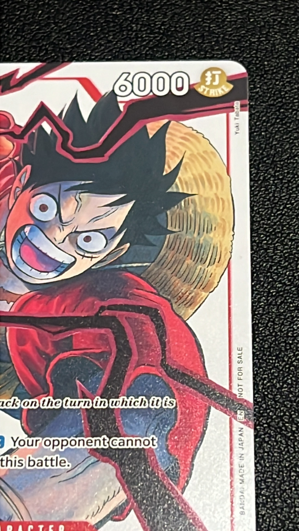 ST01-012 Monkey D. Luffy 3rd Anniversary English gambar kecil 4