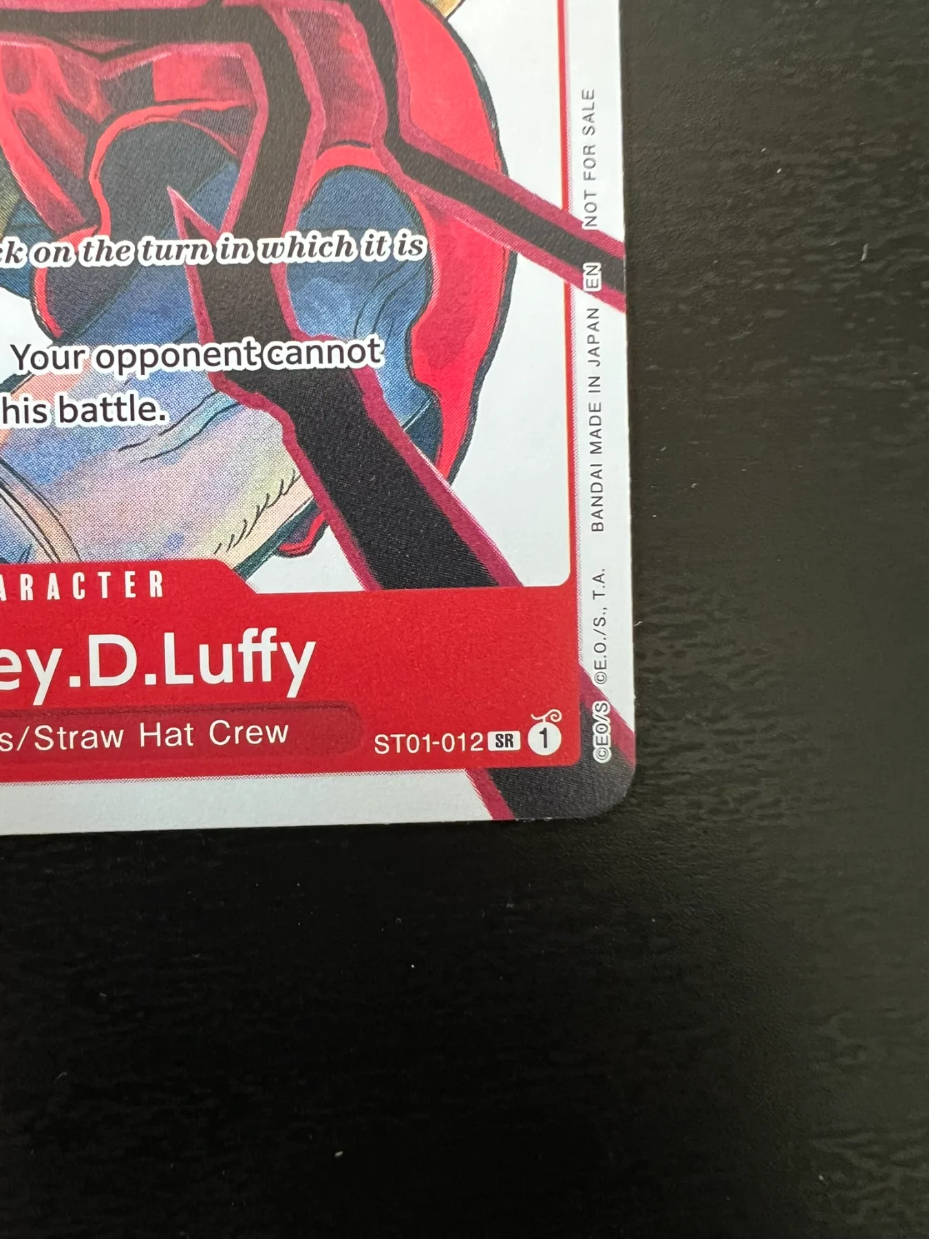 ST01-012 Monkey D. Luffy 3rd Anniversary English #6 gambar kecil 4
