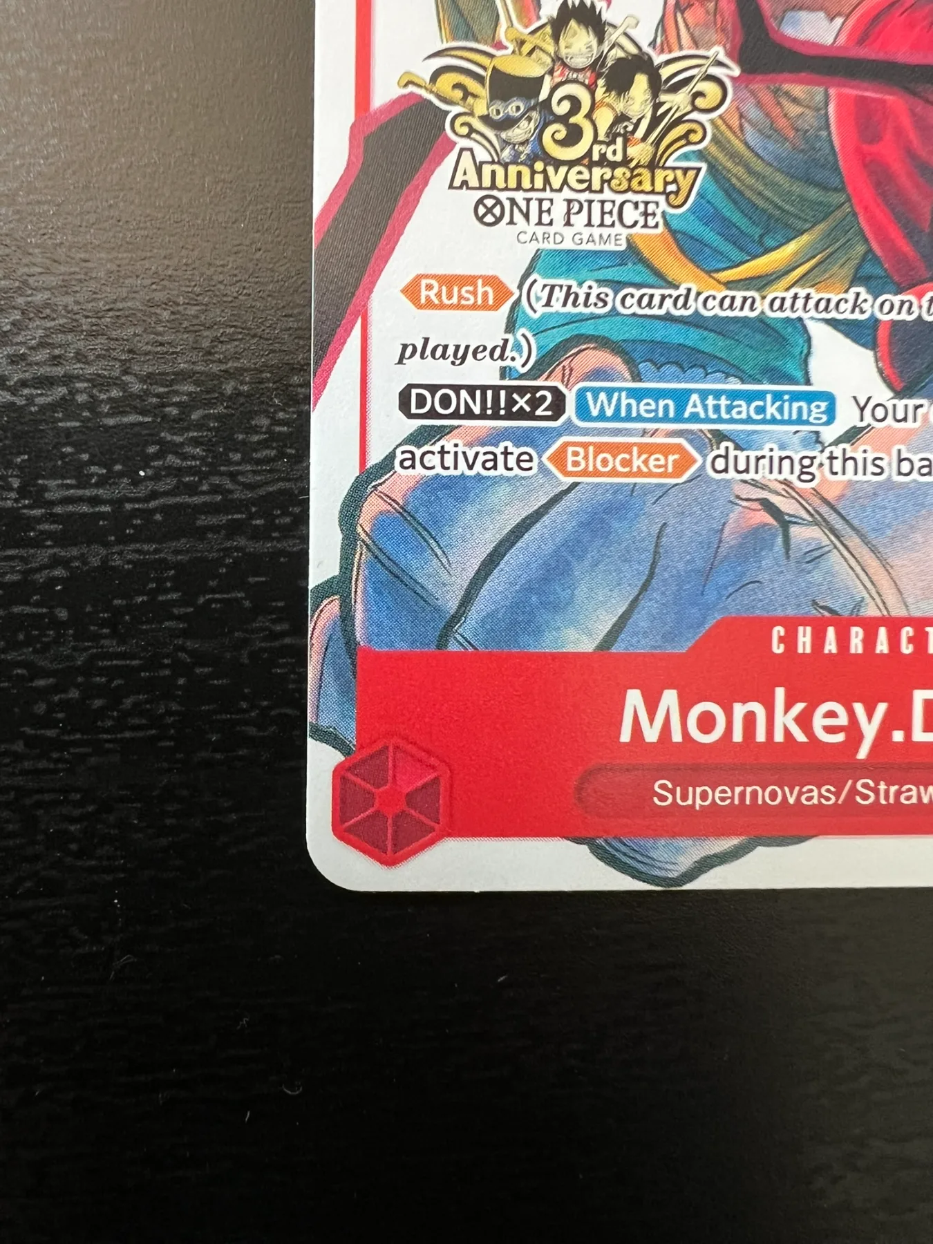 ST01-012 Monkey D. Luffy 3rd Anniversary English #6 gambar kecil 5