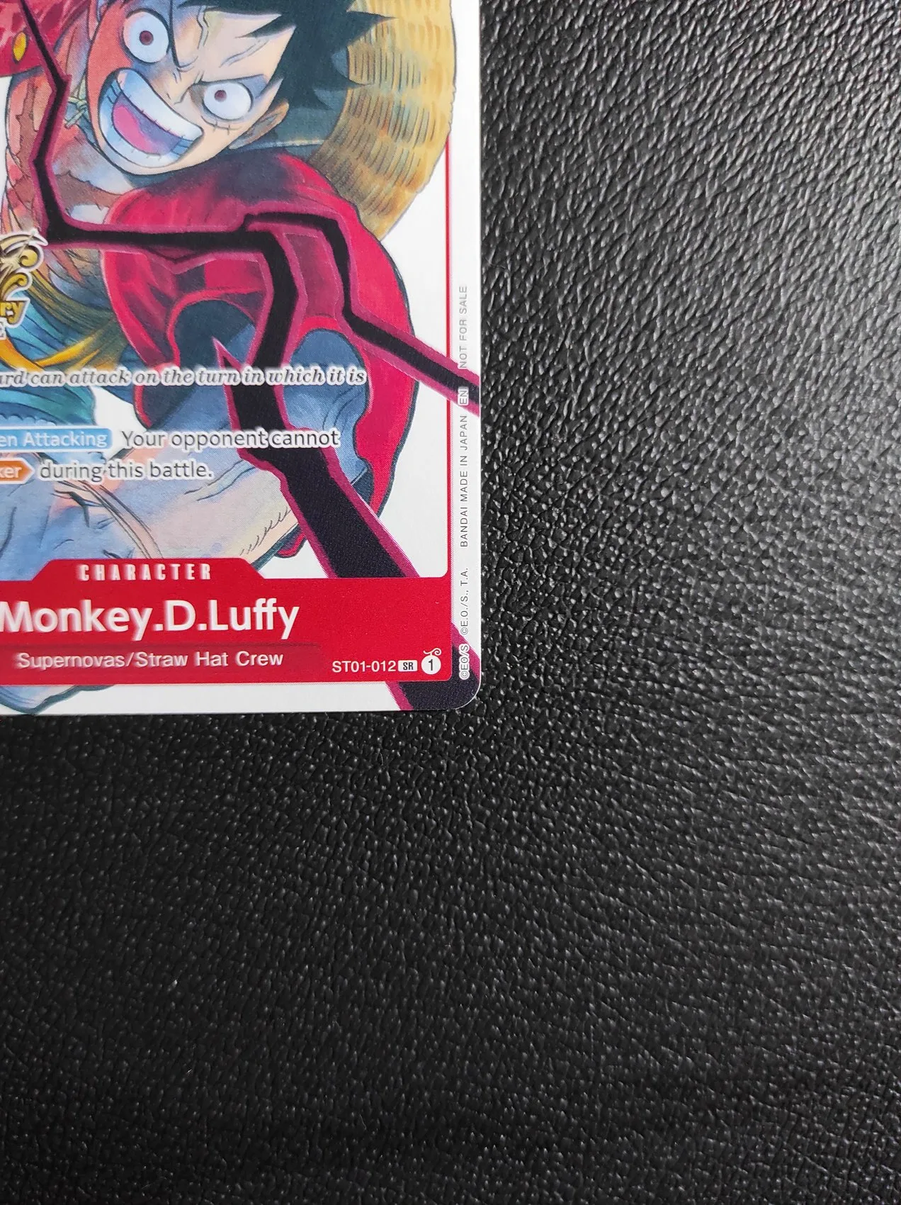 ST01-012 | Monkey D Luffy Black Clover 3rd Anniversary gambar kecil 4