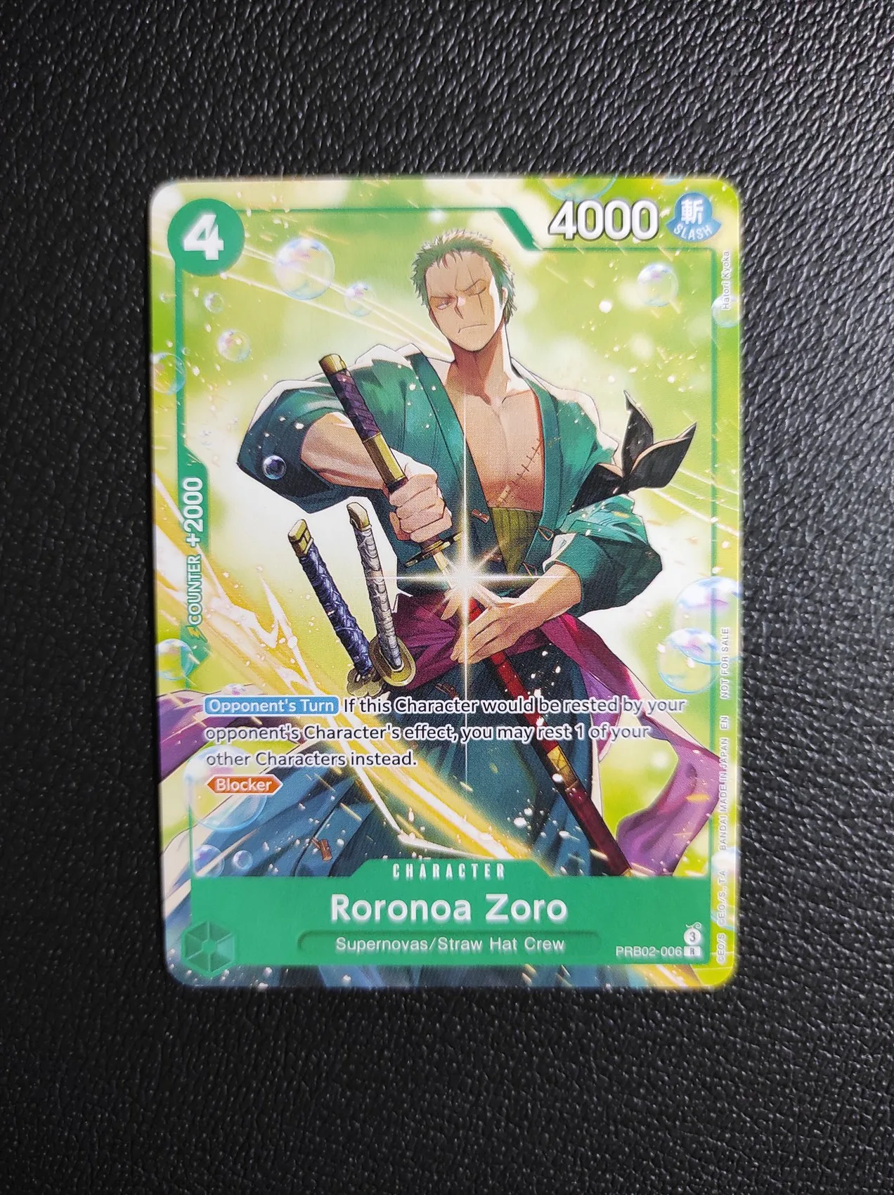 PRB02-006 | Roronoa Zoro [ENG]