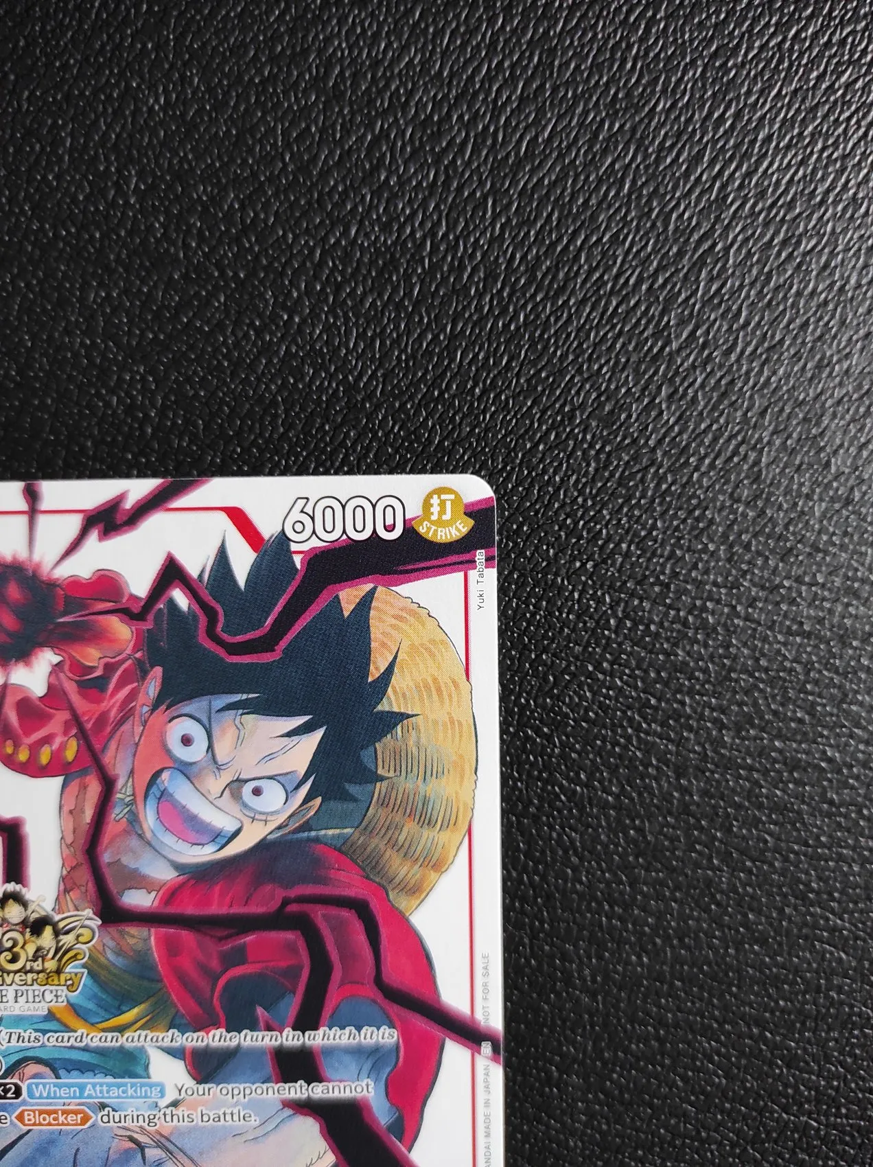 ST01-012 | Monkey D Luffy Black Clover 3rd Anniversary gambar kecil 3