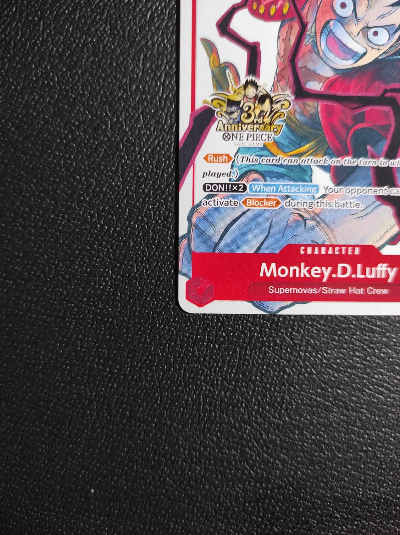 ST01-012 | Monkey D Luffy Black Clover 3rd Anniversary gambar kecil 5